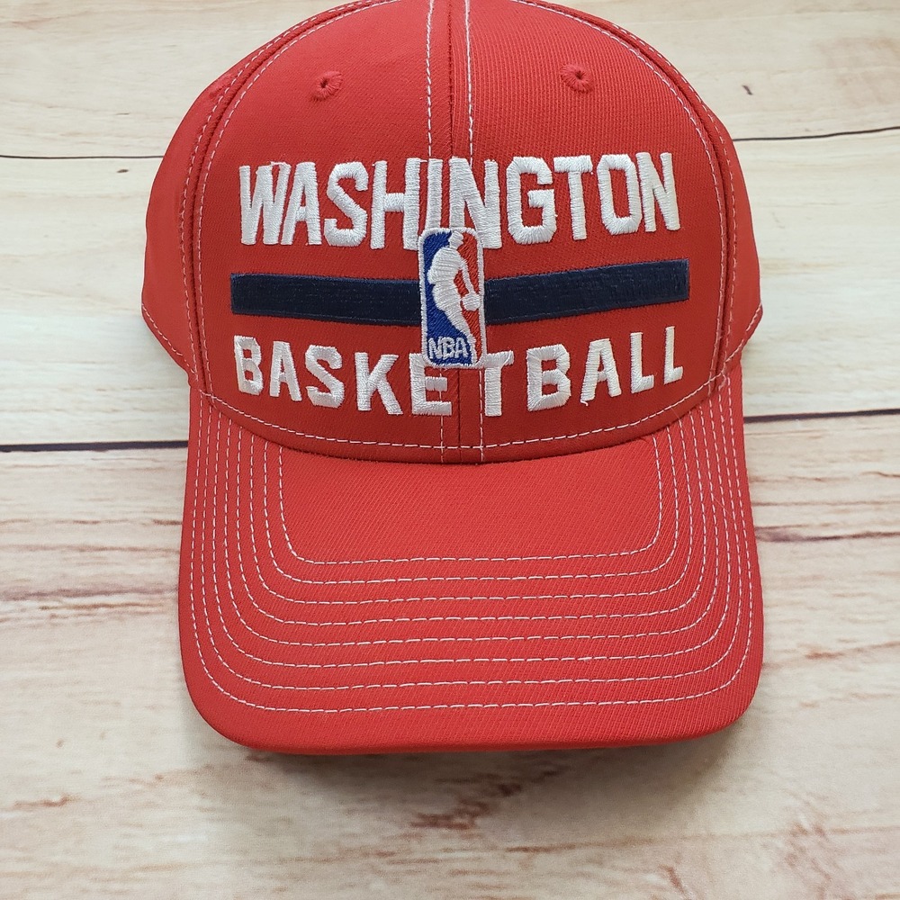 Washington‎ Wizards Hat Cap Strap Back Red Adjustable Mens NBA Basketball Adidas